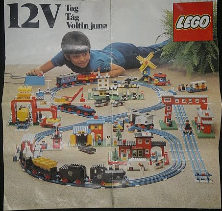 Lego 12V Train Idea Leaflet (98560-ll-da/sv/fi.)