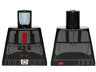 Lego Torso SW Armor Sith Trooper Pattern / Black