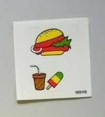 Lego Sticker Sheet for Set 6683-1