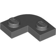 Lego Plate Round Corner 2 x 2 with 1 x 1 Cutout