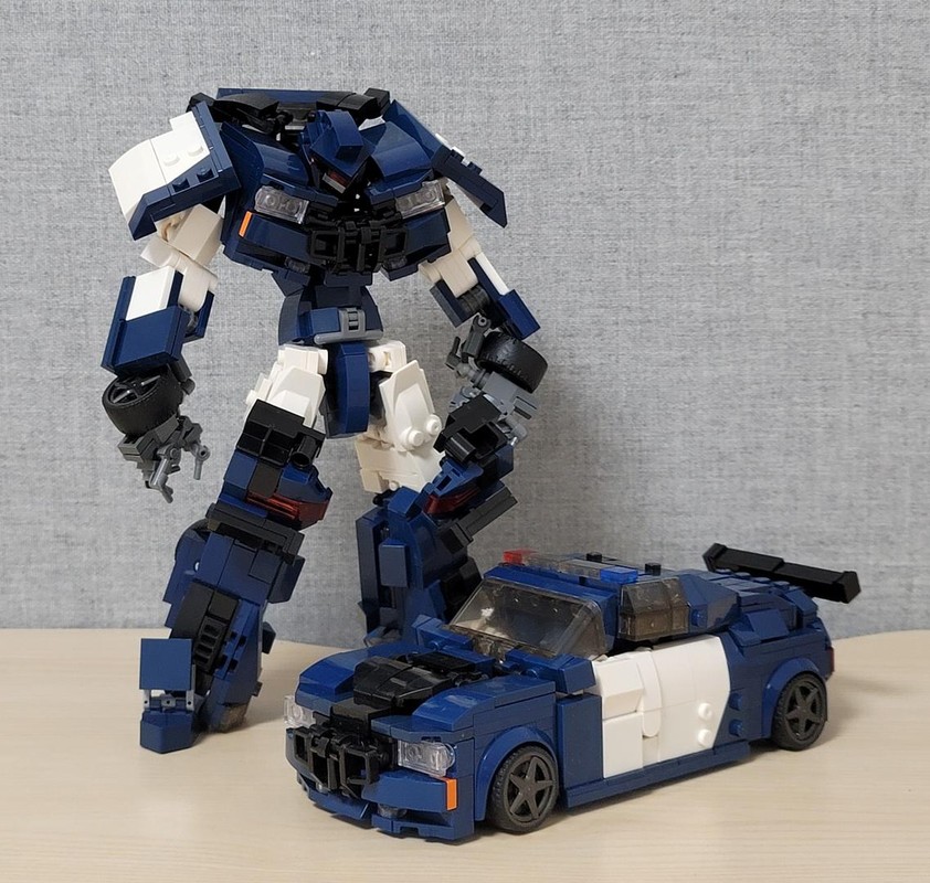 Lego transformer barricade
