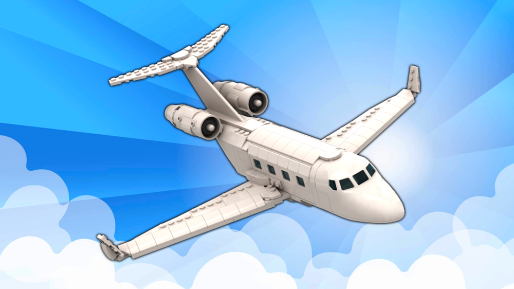 Lego Private airplane / Private jet / Lear jet