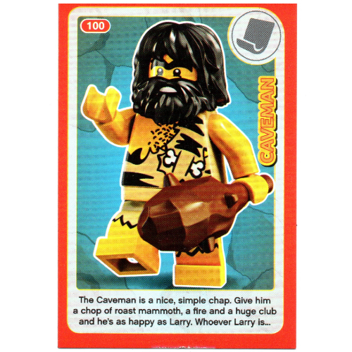 Lego Trading Card, Create the World Incredible Inventions - Caveman