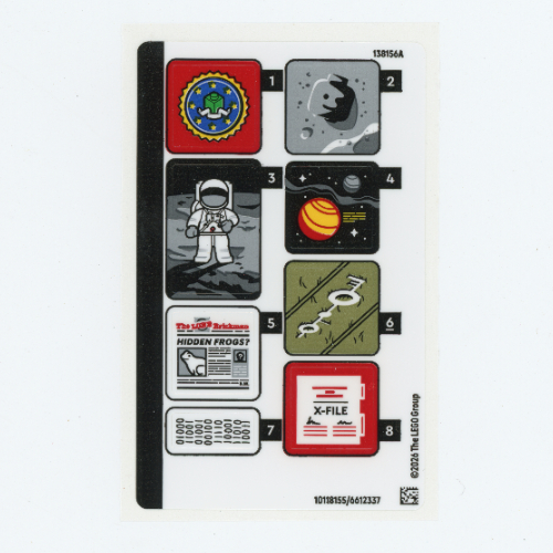 Lego Sticker Sheet for Set 21369-1 / [No Color/Any Color]