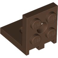 Lego Bracket 2 x 2 - 2 x 2 / Brown