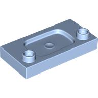 Lego Duplo Tile 2 x 4, Sink / Bright Light Blue