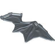 Lego Creature Body Part, Wing 11 x 6 with 3 Bars [Plain] / Sand Blue