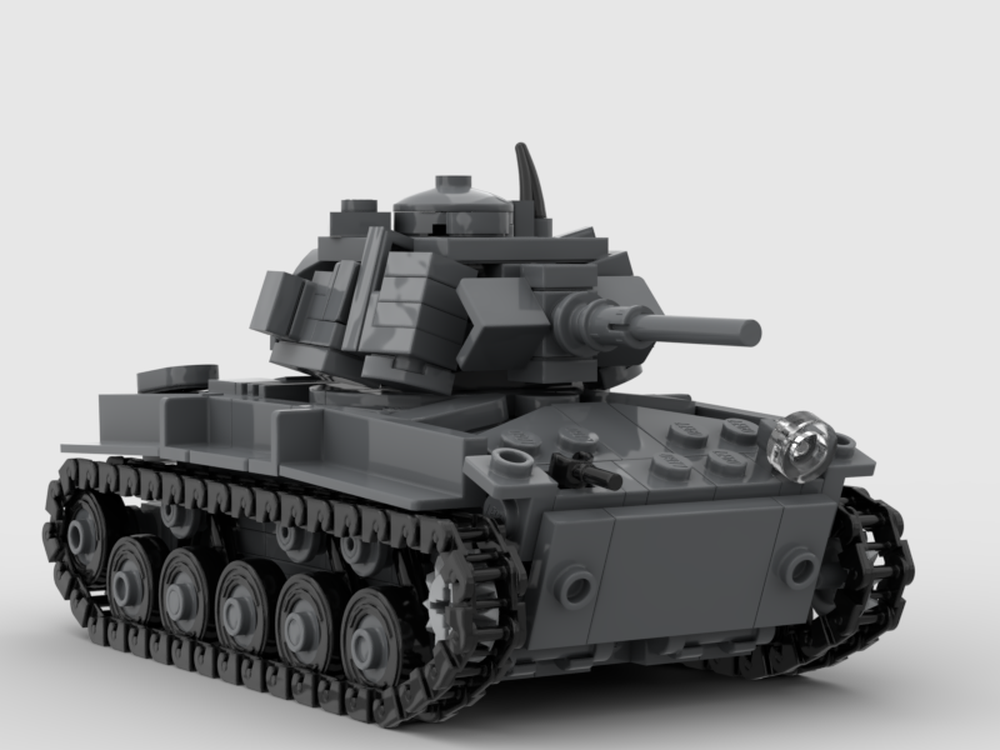 Lego M24 Chaffee 1:45 Scale