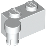 Lego Hinge Brick 1 x 4 [Upper] / White