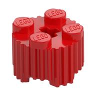 Lego Brick Round 2 x 2 [Grill] / Red