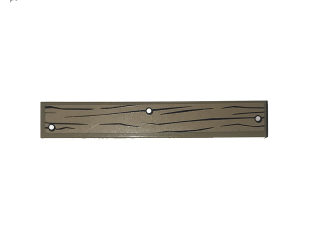 Lego Tile 1 x 6 with Wood Grain and 3 Nails Pattern (Sticker) - Set 60070