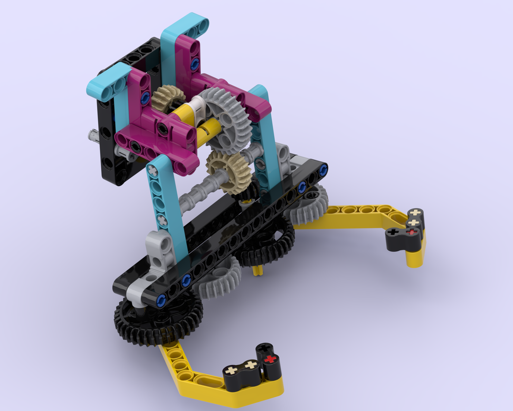Lego Grab-and-Lift Attachment for SPIKE Prime "Droidbot IV" Robot