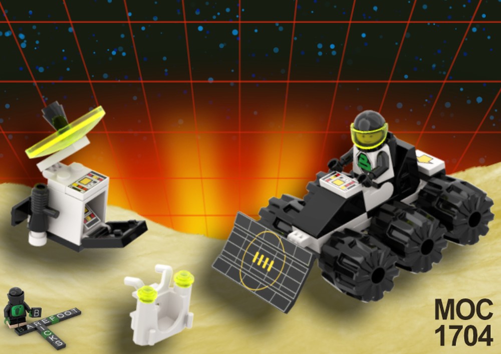Lego MOC - Blacktron II Satellite Plough