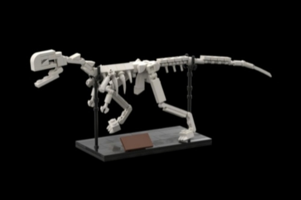 Lego monolophosaurus jiangi fossil