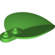 Lego Plant, Leaf/Petal 4 x 6 x 1 1 / 3 / Bright Green