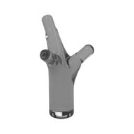 Lego Bar 1L / Stem with 3 Sprouts/Prongs / Trans-Black