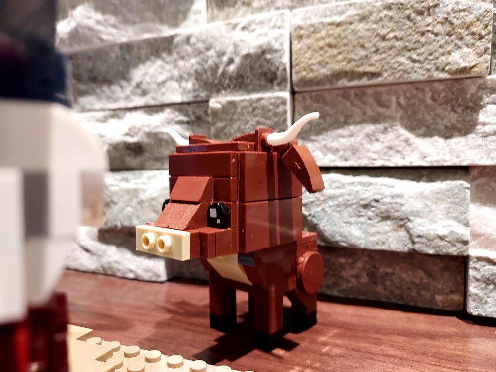 Lego Nativity Scene - Cow