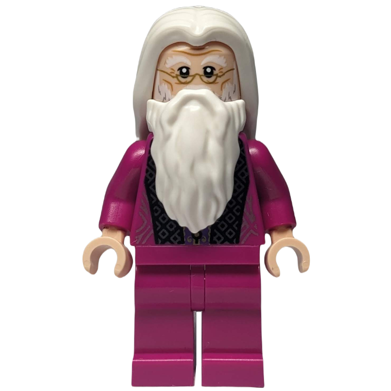 Lego Albus Dumbledore, Magenta Robes with Legs