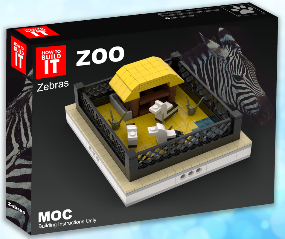 Lego Zebra | mini modular ZOO