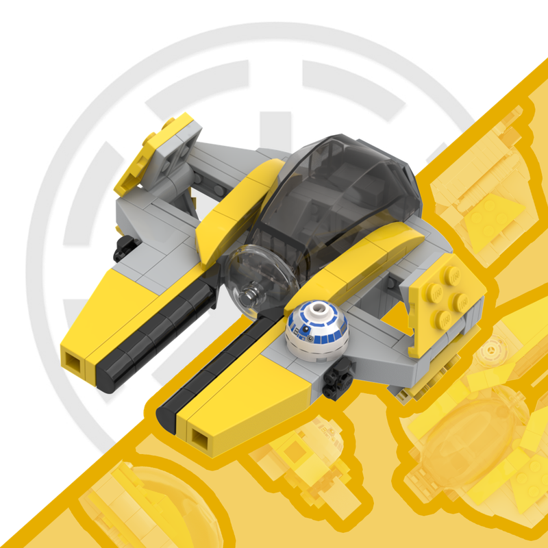 Lego Chibi Eta-2 Actis Class Interceptor