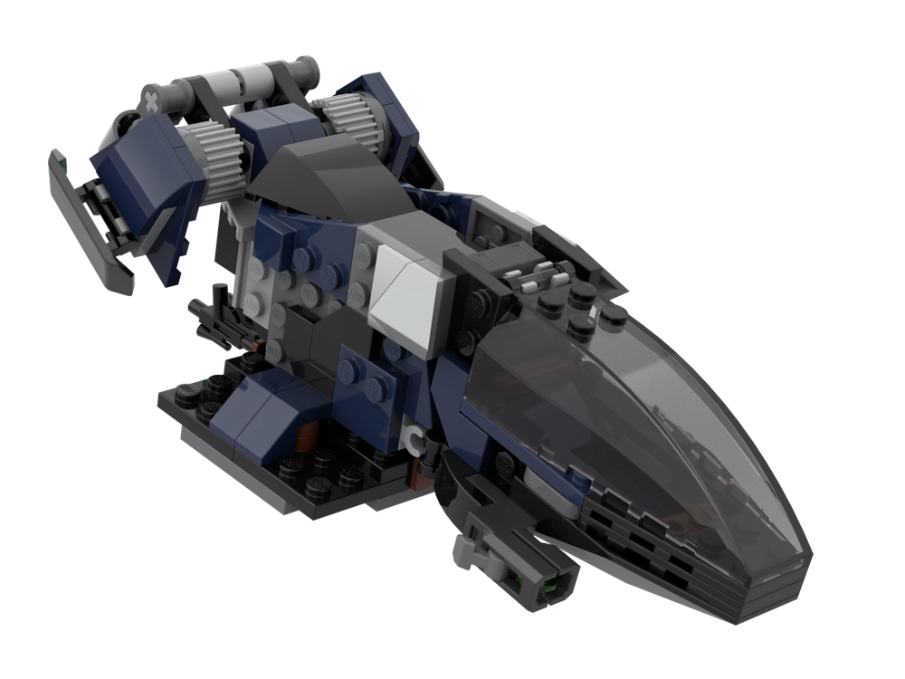 Lego 5-Seat Dropship MOD for 50755