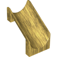 Lego Slide Straight 4 x 6 x 6 / Pearl Gold