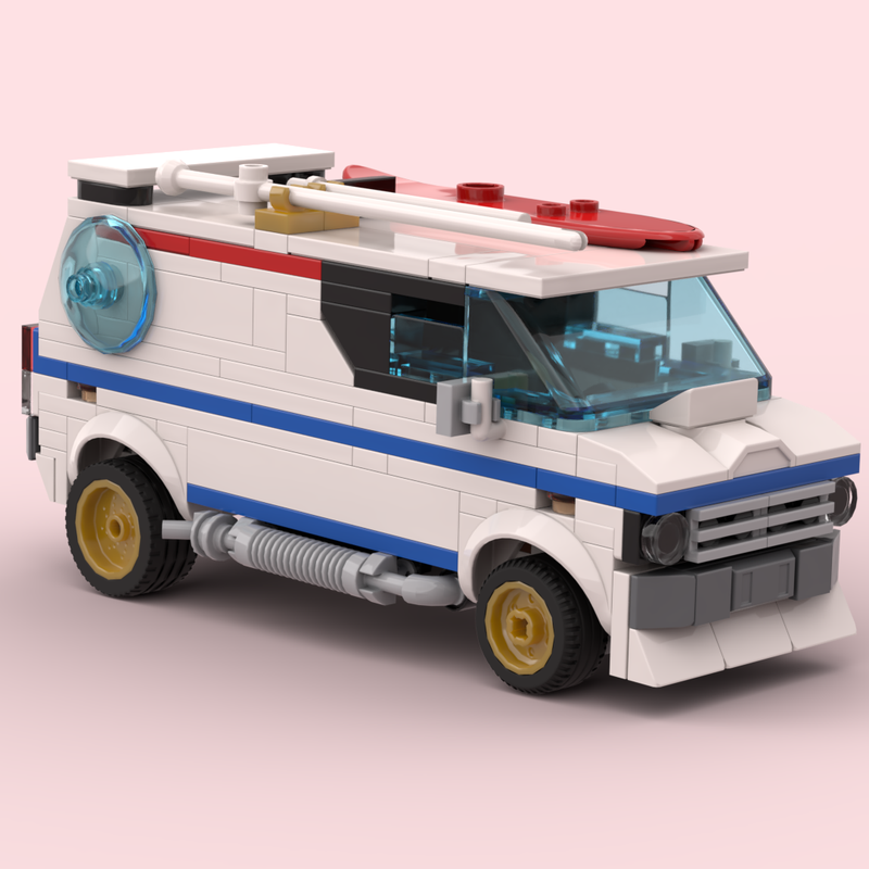 Lego 1791 Windsurfer & Van Remake