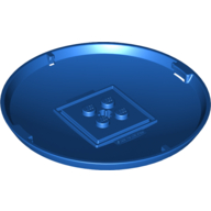 Lego Pod, Bottom Cap 9 x 9 x 1 X-Pod / Blue