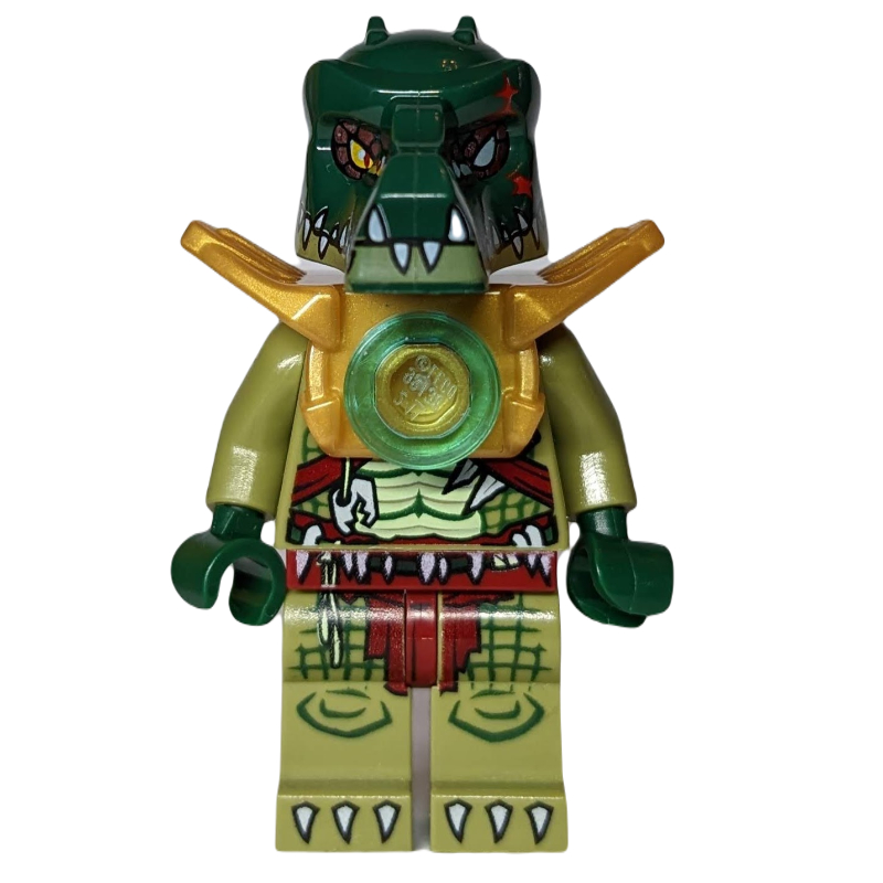 Lego Cragger with Pearl Gold Shoulder Armor