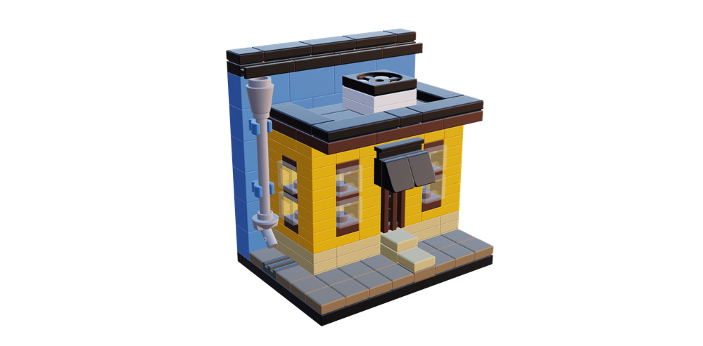 Lego house down the street