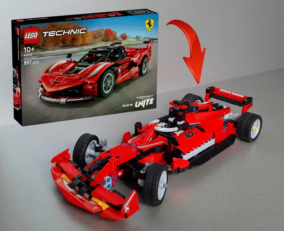 Lego 42212 Formula One car