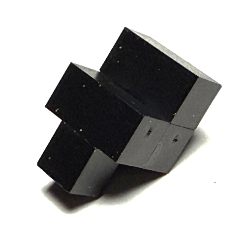 Lego Modulex Furniture Stool 2 x 2 x 3 / Modulex Black