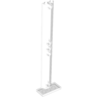Lego Support Half Round 2 x 4 x 13 / Trans-Clear