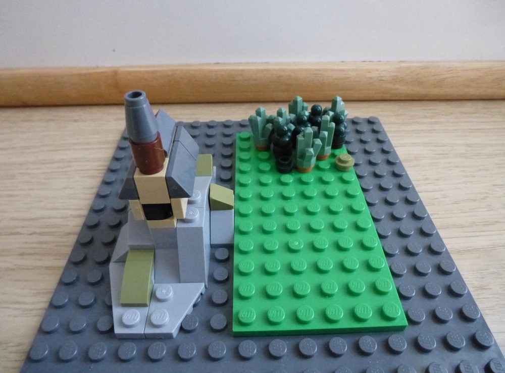 Lego Mountain house-mini diorama