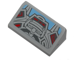 Lego Slope 30 1 x 2 x 2/3 with T-16 Skyhopper Controls Panel and Steering Pattern (Sticker) - Set 75081