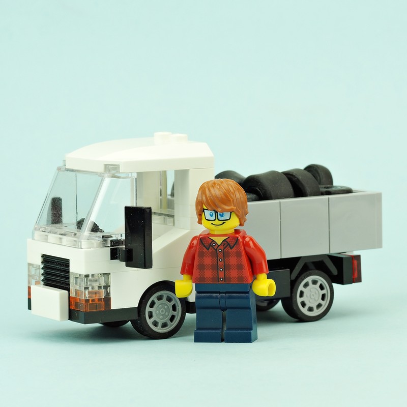 Lego Small White Truck
