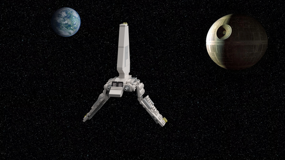 Lego Imperial Shuttle - in micro format