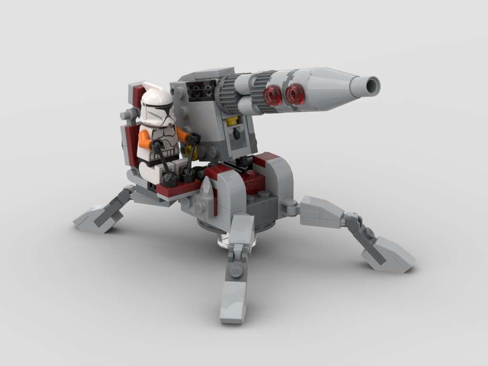 Lego 75345 modification (seat and cannon)