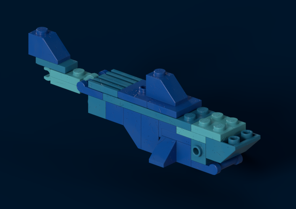 Lego a serious shark