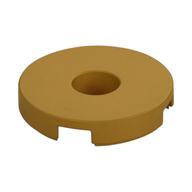 Lego Tile Round 2 x 2 with Hole / Pearl Gold
