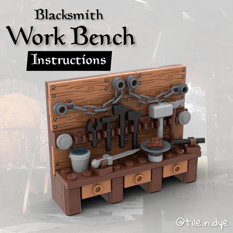 Lego Blacksmith Work Bench