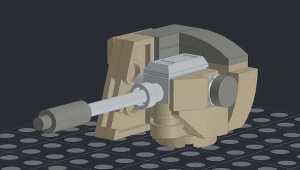 Lego Autocanon "AC 64 Joule" from Crossout