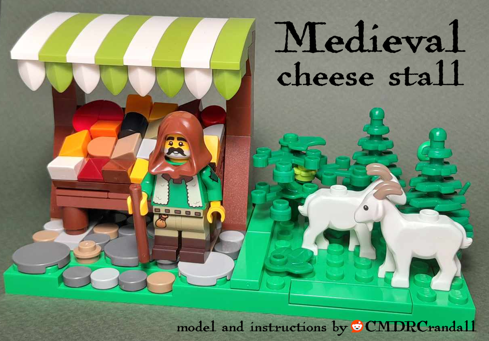 Lego Medieval cheese stall
