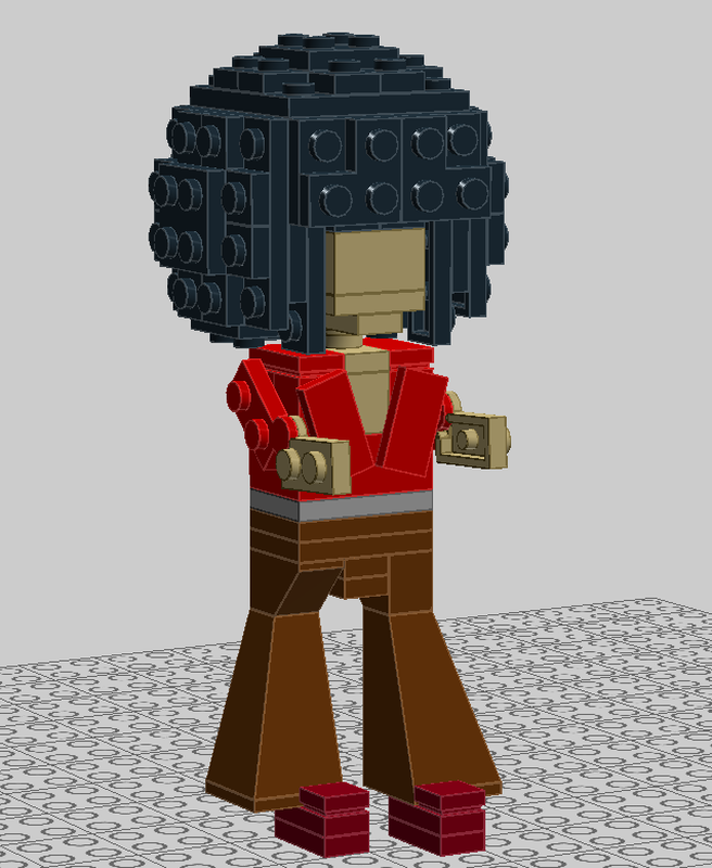 Lego Miniland Afro Man