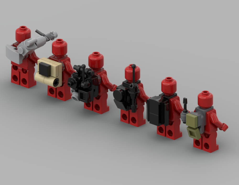 Lego Backpack equipment collection