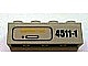 Lego Brick 1 x 4 with 'MOTOR / OIL' and '4511-1' Pattern (Sticker) - Sets 4511 / 10157