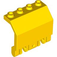 Lego Hinge Panel 2 x 4 x 3 1/3 Locking Dual 2 Fingers / Yellow