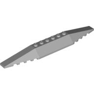 Lego Brick Wedged, Sloped 2 x 16 Triple / Light Bluish Gray