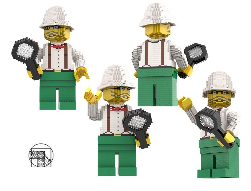 Lego Maxi Figure Botanist with magnifying glass
