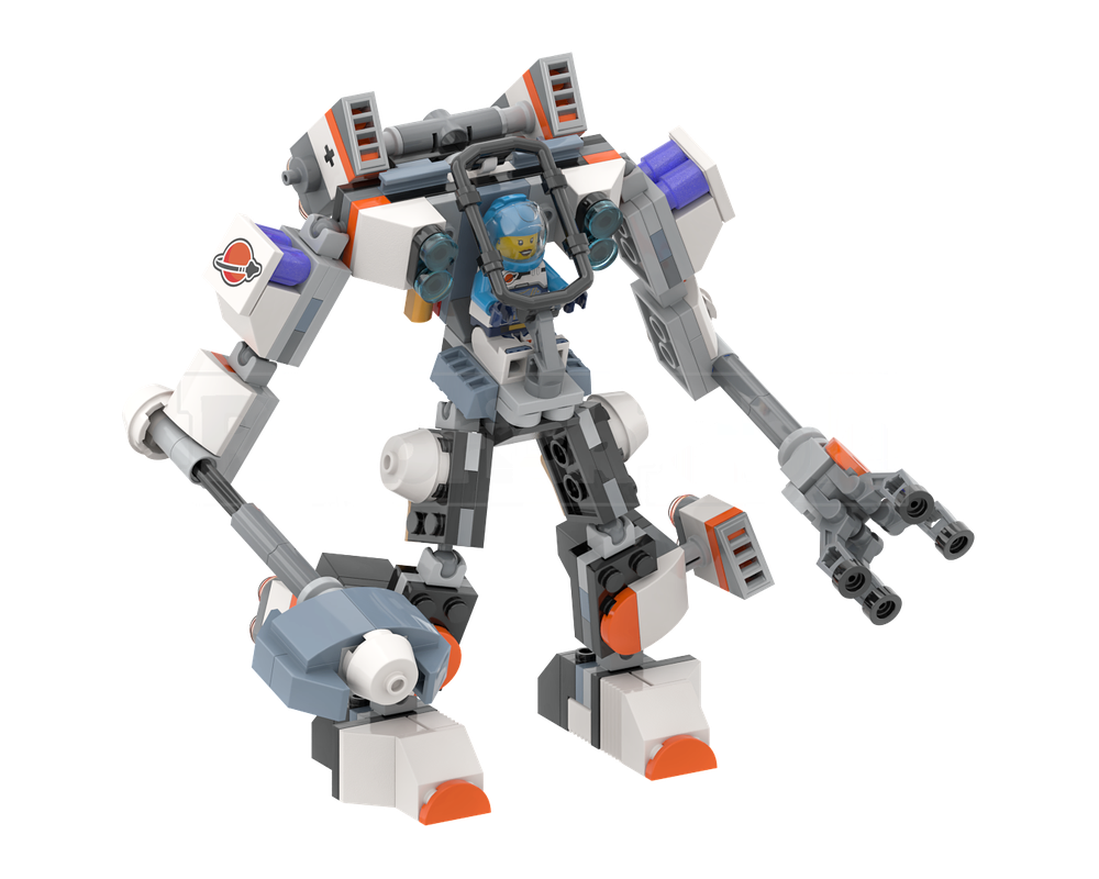 Lego Heavy Space Mech - (30663-1 x2 & 60428-1 x2)